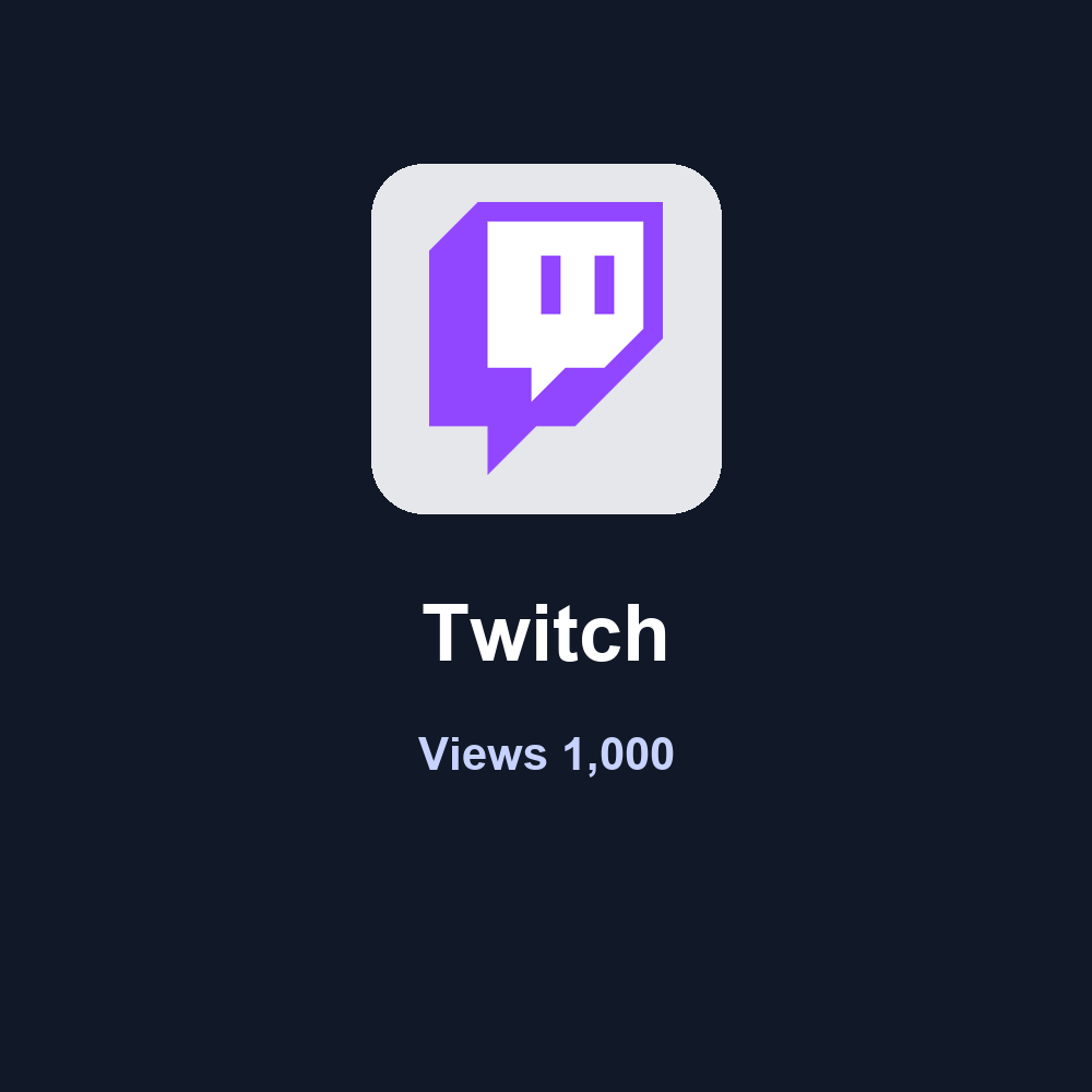 Twitch Views #1 — 1,000 — Twitch Viewers [15 minutes + infinity raids (10 minutes) | фото 1