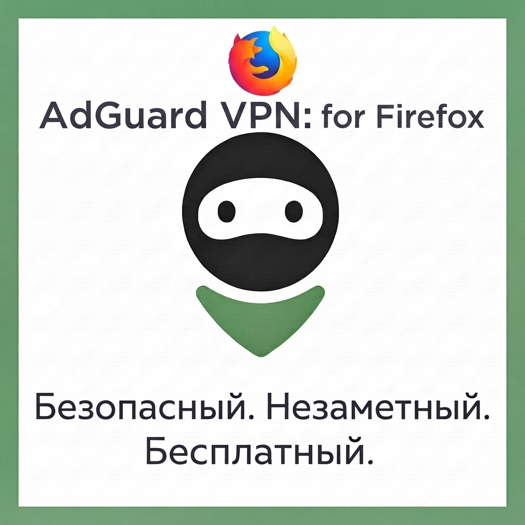 AdGuard VPN for Firefox. Secure. Stealthy. Free. photo 1