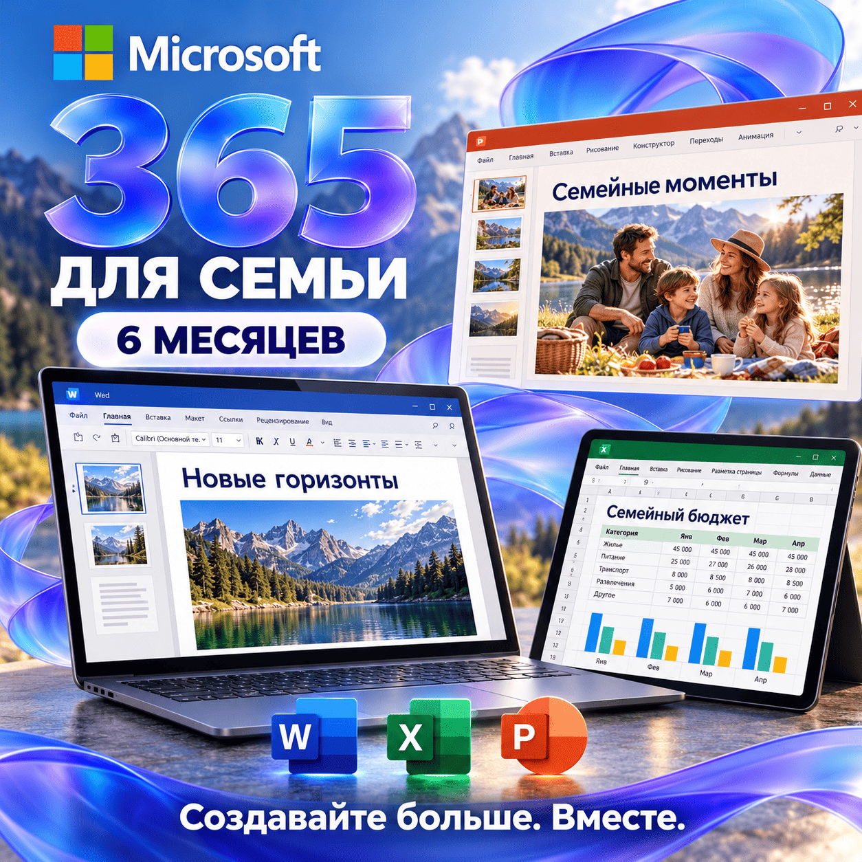 Microsoft 365 Family | 6-Month Subscription photo 1
