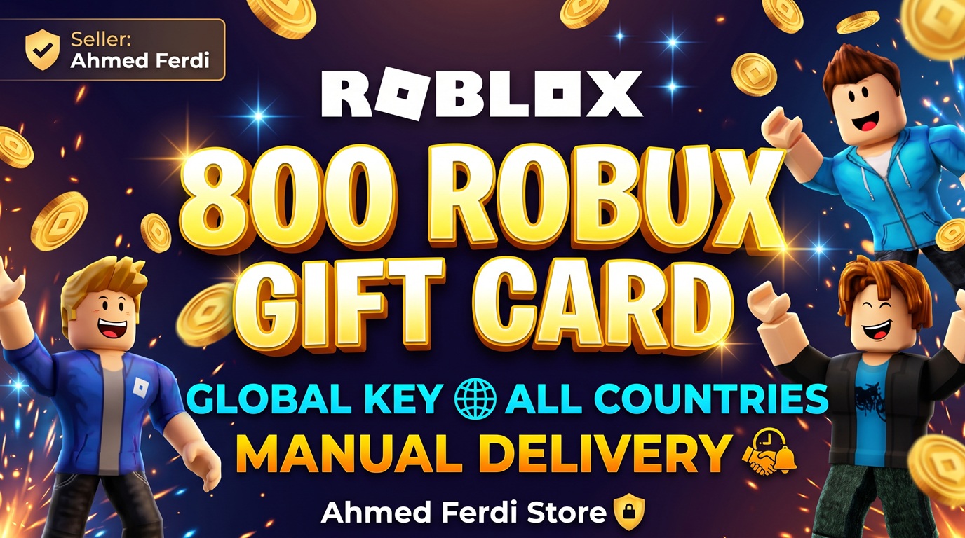 Roblox Gift Card - 800 Robux | Global Key (All Countries) ⚡ Manual Delivery photo 1