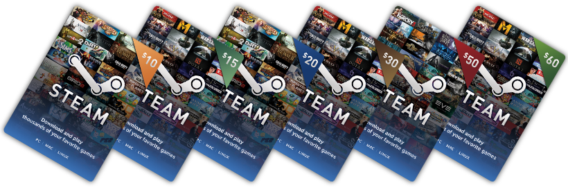 Steam cards price