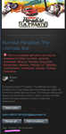 Burnout Paradise Ultimate (Tradable RU/CIS; Steam gift)
