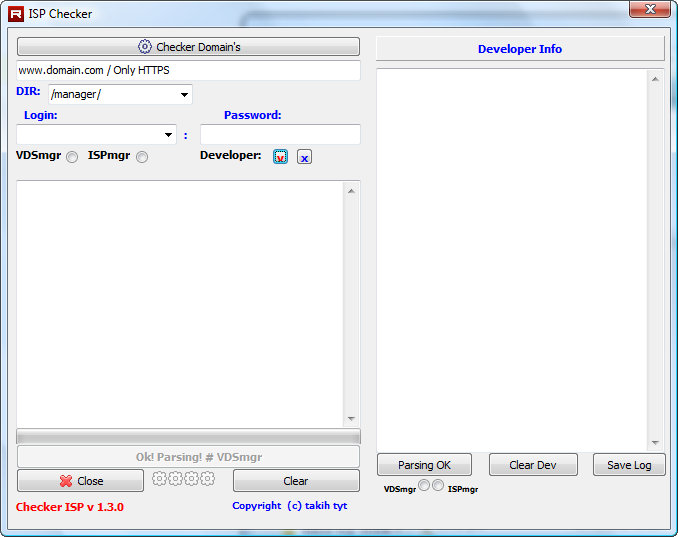 ISP Checker  Servers