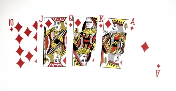 Фотография покерной комбинации Флеш Рояль (Royal flush)