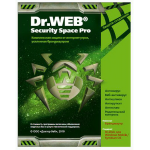Dr.Web  Security Space 3 года + 1 мобайл