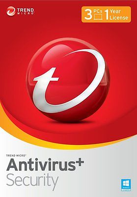 Trend Micro Titanium Antivirus Plus  2017 - 1 год 3 ПК
