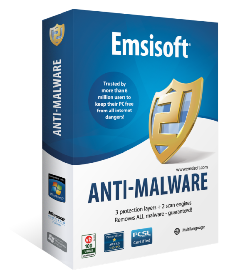 Emsisoft Anti-Malware v. 12 = 1 год  1 ПК + БОНУС