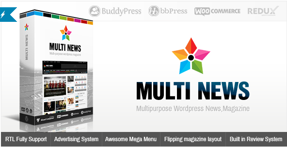 Универсальный шаблон Wordpress - Multinews v.2.4