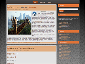 Шаблон Wordpress
