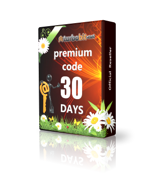 TurboBit premium code 30 дней(1 month not activated )