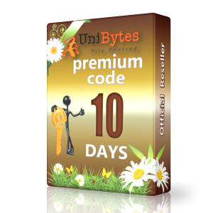 Unibytes premium code 10 дней купить Моментально