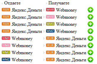 Помощник для обменного пункта Яндекс.Деньги - Webmoney