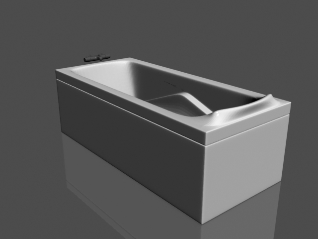 3D модель ванны