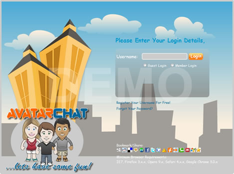 Avatar Chat Флеш чат нового поколения