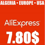 💎Aliexpress $7.8/$7.81 ALGERIA/USA/EUROPE  to 26.04