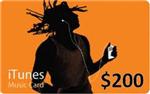 iTunes Gift Card 200$ (USA) - Скретч Карта (код на XX)