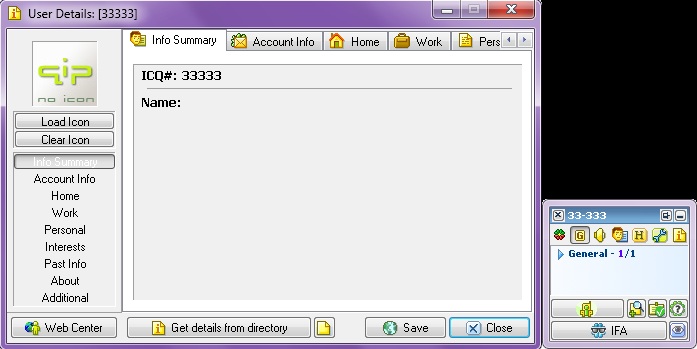 Пятизначный ICQ номер 33333 / 5 Digit ICQ Number 33333