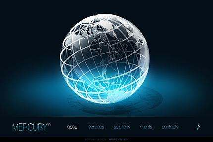 MERCURE Flash шаблон для вашего бизнеса