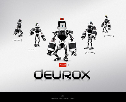 DEUROX Flash шаблон под веб-дизайн