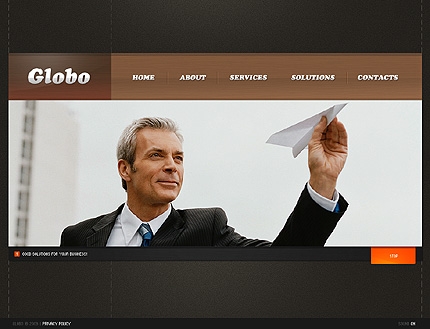GLOBO Flash шаблон для вашего бизнеса