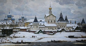 Rostov. First snow.