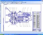 чертеж коробки передач Москвич-2141