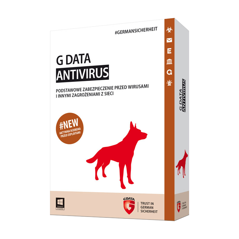 G Data AntiVirus 2015 1 PC 1 YEAR + BONUS / REGION FREE