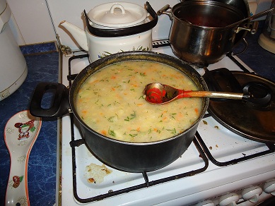 Рецепт горохового супа. Постный.