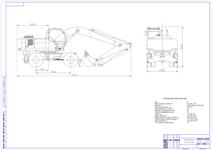 Чертеж Экскаватор ЕК-18-20