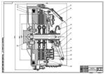 Чертеж Двухдисковое сцепление автомобиля КамАЗ