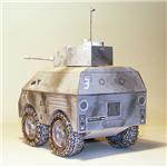 №12 2010. The armored car armored with 85 mm cannon.