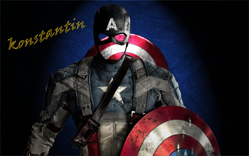 Captain America PSD