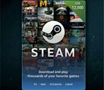 Steam wallet code 12000 IDR work Argentina and Turkiye