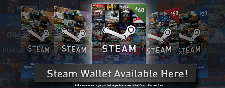 STEAM WALLET GIFT CARD 2.37$ GLOBAL BUT NO ARG AND TL