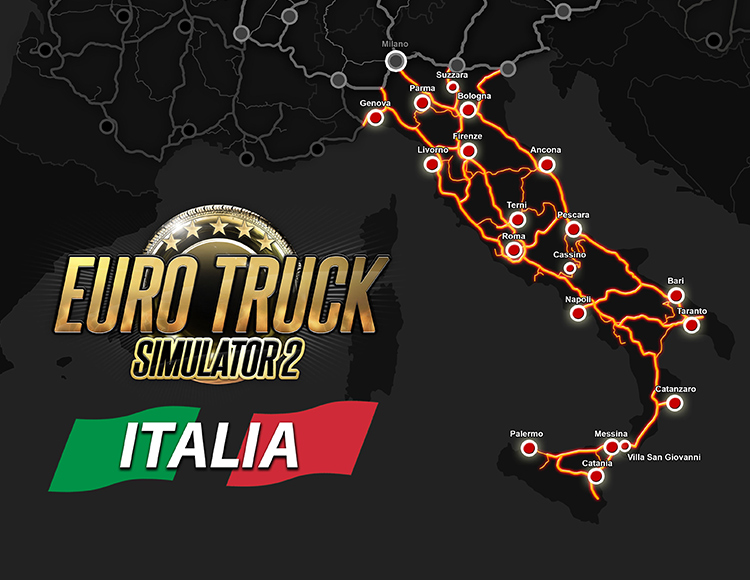 EURO TRUCK SIMULATOR 2 - DLC Italia / RU / STEAM KEY