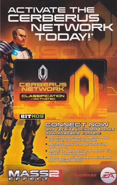 MASS EEFECT 2 DLC CERBERUS NETWORK (СЕТЬ ЦЕРБЕР)RegFree