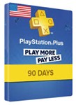 PLAYSTATION PLUS 3 MONTHS US (ONLY USA ACC)