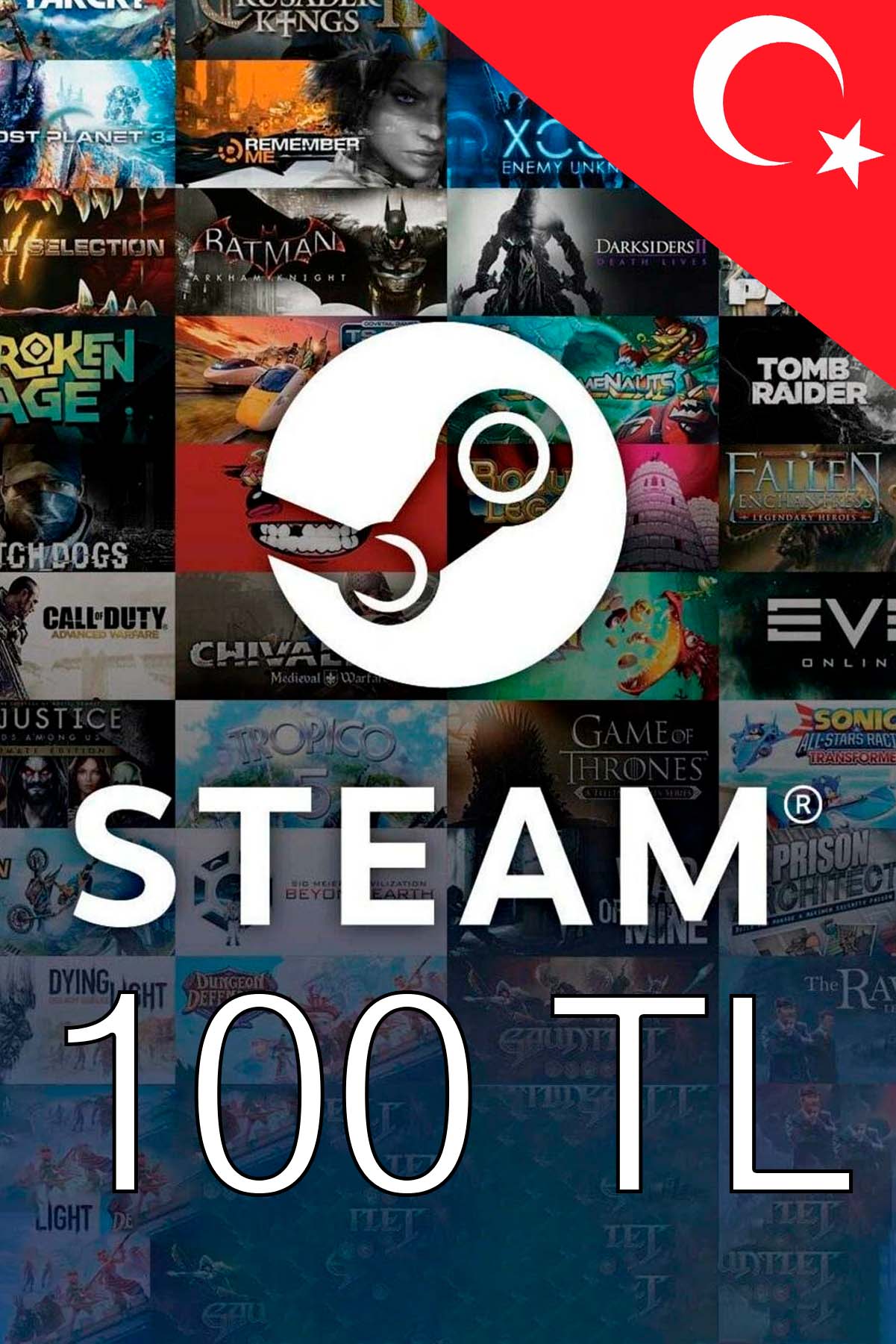 Buy 💰STEAM WALLET GIFT CARD 100 TL (FOR TURKEY ACCOUNTS) cheap, choose from different sellers