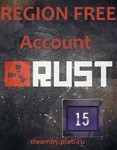 Rust UNLIMITED acс +EMAIL 15Year Badge 8LVL Region Free - irongamers.ru