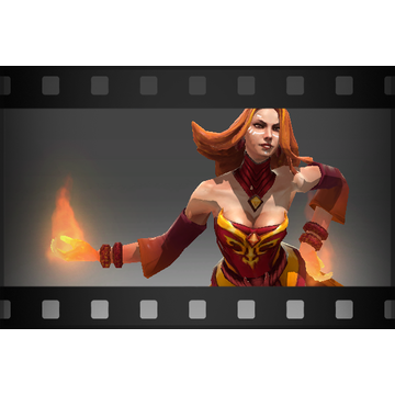 Dota 2 - Насмешка Get Burned [Lina].