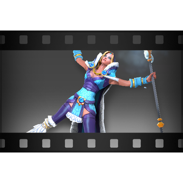 Dota 2 - Насмешка Beautiful Snowangel [Crystal Maiden].