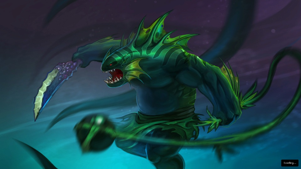 Dota 2 - Загрузочный экран: Deepweed Drowner