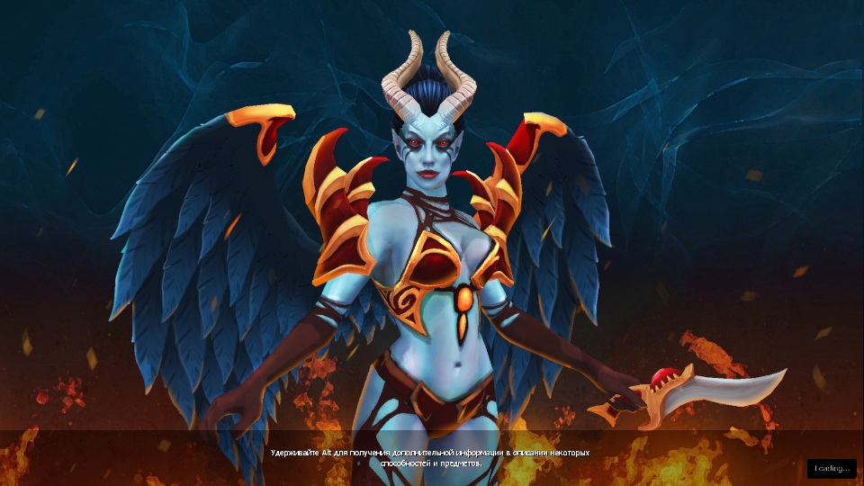Dota 2 - Загрузочный экран: Dark Angel