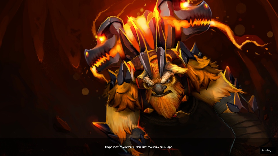Dota 2 - Загрузочный экран: Bindings of Deep Magma