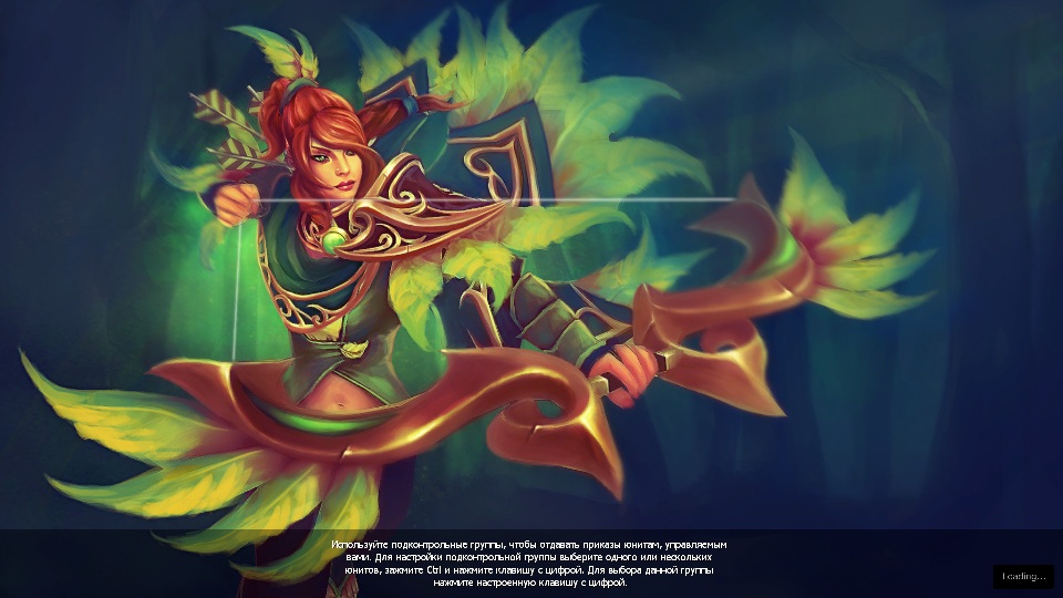 Dota 2 - Загрузочный экран: Array of Tranquility
