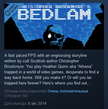 Bedlam ( Steam Key / Region Free )