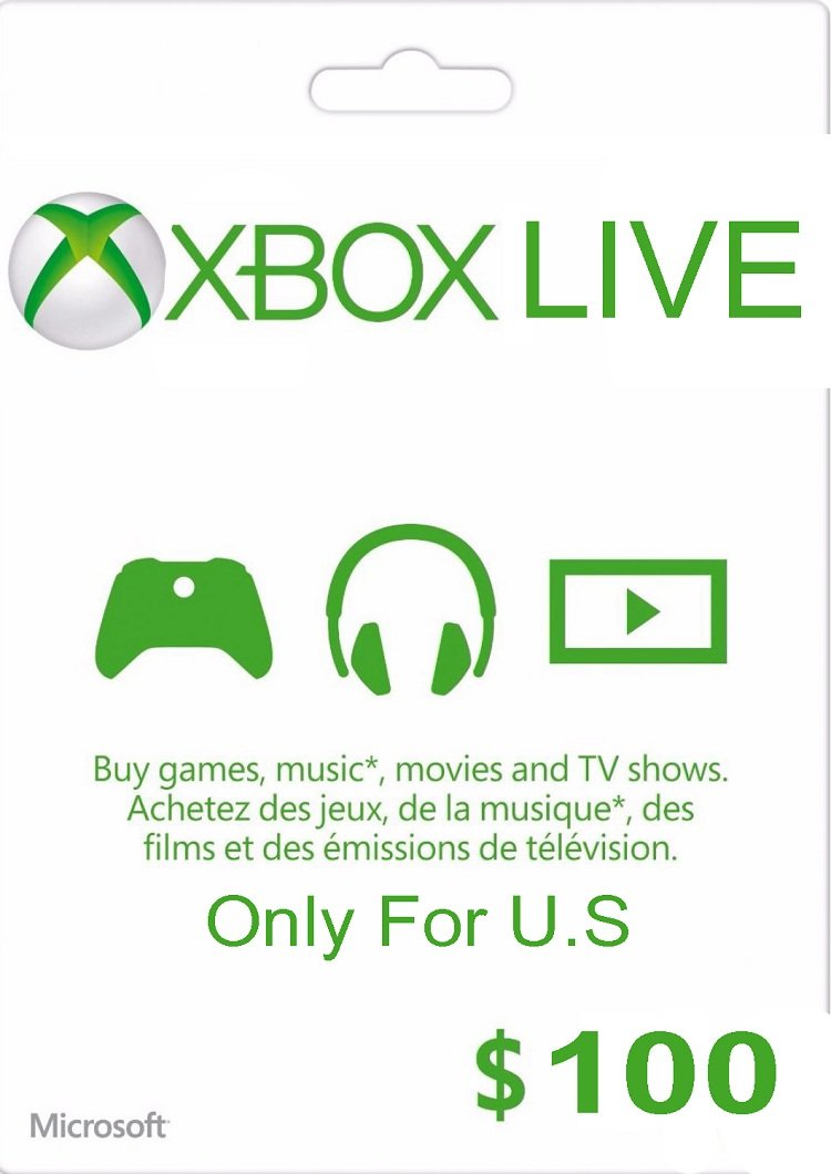 Buy Xbox Gift Card $ 100 USA and download