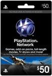 Playstation Network PSN $50 (USA) + Скидки