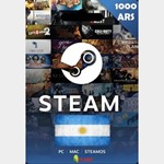 Steam Gift Card 1000 ARS - Аргентина (без комиссии)