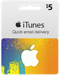 Itunes Gift Card $5 USA - без комиссии